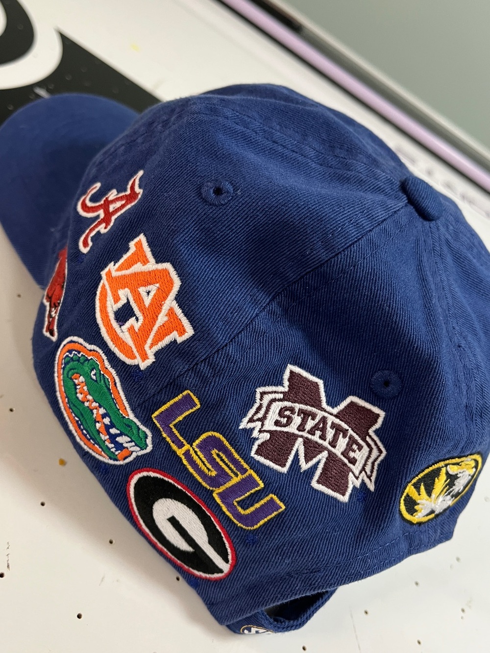 Zephyr NWOT Navy Blue College SEC 16 school baseball cap University of Kentucky